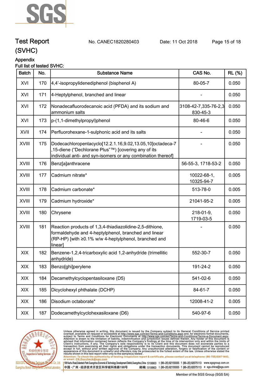 導(dǎo)熱硅膠片REACH檢測15